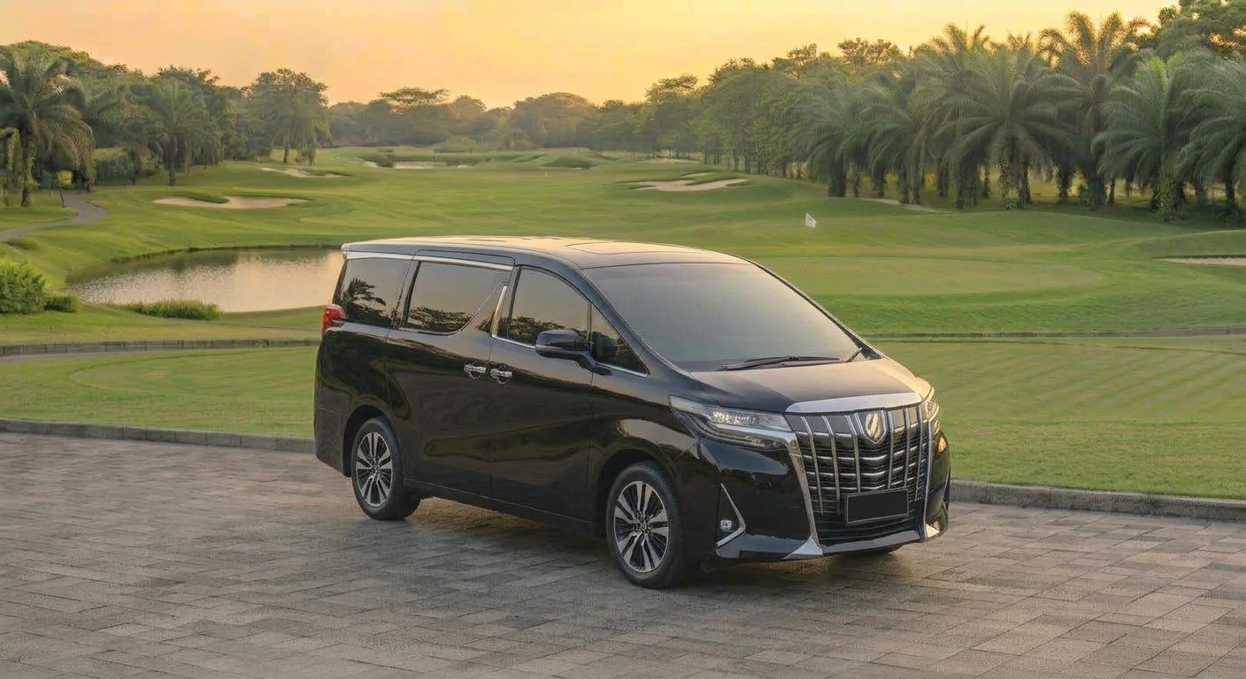 Toyota Alphard Facelift putih mewah, MPV premium untuk perjalanan VIP dan wisata